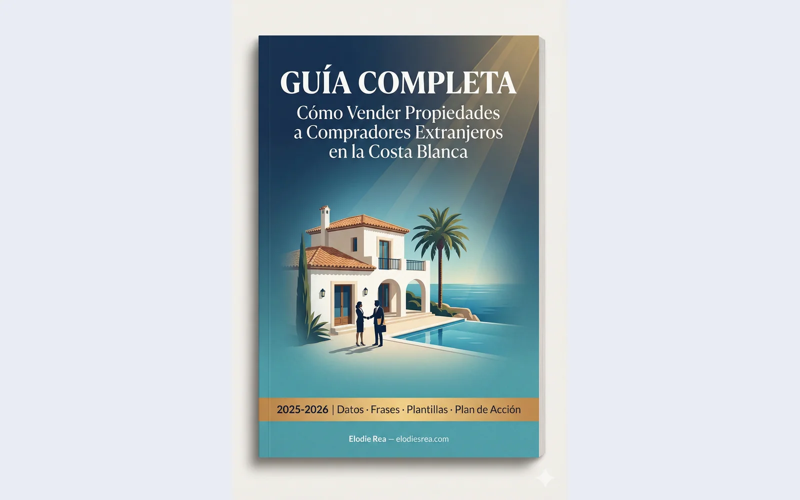 Couverture illustrée d’un guide immobilier utilisée dans le laboratoire vidéo